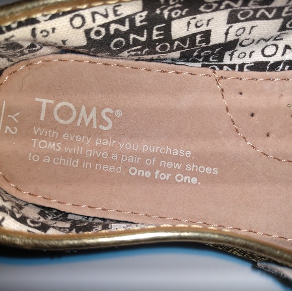 🖍️Toms girls flats. - Picture 4 of 5